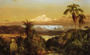 Cayambe Oil painting by Frederic Edwin Church