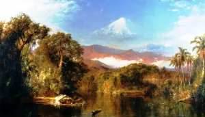 Chimborazo painting by Frederic Edwin Church