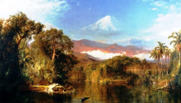 Chimborazo by Frederic Edwin Church - Hand-Painted Oil Painting Reproduction