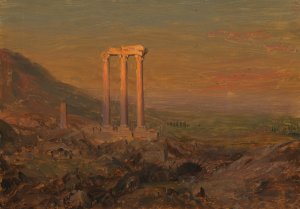 Classical Ruins, Syria by Frederic Edwin Church Oil Painting