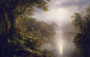 El Rio de Luz by Frederic Edwin Church Oil Painting