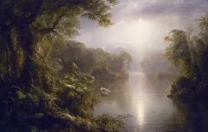El Rio de Luz by Frederic Edwin Church Oil Painting