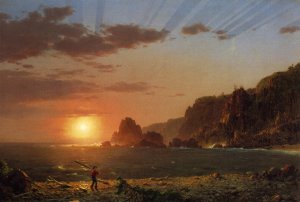 Grand Manan Island, Bay of Fundy Oil painting by Frederic Edwin Church