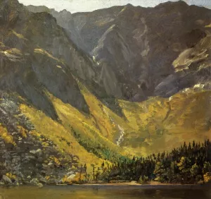 Great Basin, Mount Katahdin, ,Maine by Frederic Edwin Church - Oil Painting Reproduction