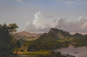 Home by the Lake by Frederic Edwin Church Oil Painting