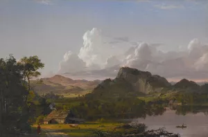 Home by the Lake by Frederic Edwin Church Oil Painting