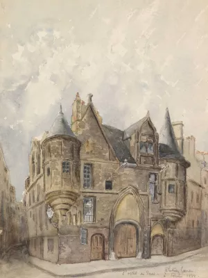 Hotel de Sens, Paris by Frederic Edwin Church Oil Painting