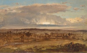Hudson Valley by Frederic Edwin Church Oil Painting
