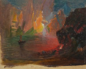 Iceberg Fantasy by Frederic Edwin Church Oil Painting