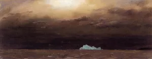 Iceberg, Newfoundland by Frederic Edwin Church Oil Painting