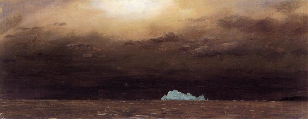 Iceberg, Newfoundland by Frederic Edwin Church - Hand-Painted Oil Painting Reproduction