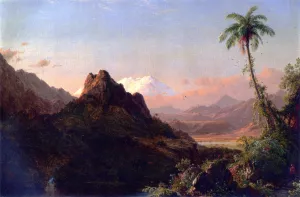 In the Tropics by Frederic Edwin Church Oil Painting
