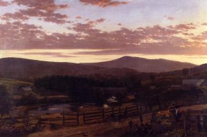 Ira Mountain, Vermont by Frederic Edwin Church Oil Painting