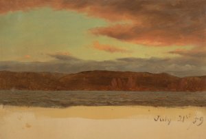 Laborador or Newfoundland coast by Frederic Edwin Church Oil Painting
