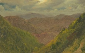 Landscape in Jamaica, West Indies by Frederic Edwin Church Oil Painting