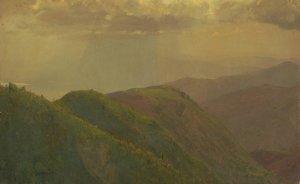 Landscape in Jamaica, West Indies by Frederic Edwin Church Oil Painting