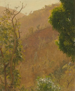 Landscape IV by Frederic Edwin Church Oil Painting