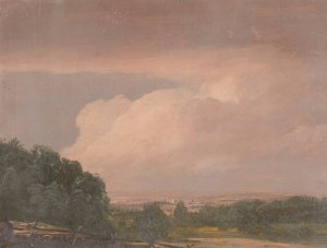 Landscape by Frederic Edwin Church Oil Painting