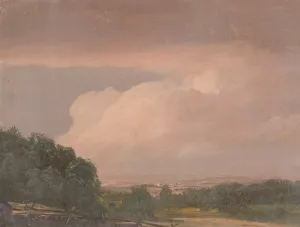 Landscape by Frederic Edwin Church Oil Painting