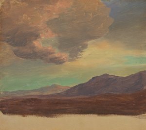 Landscape, near Palestine or Syria by Frederic Edwin Church Oil Painting