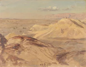 Landscape near Petra by Frederic Edwin Church Oil Painting