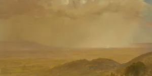 Landscape VIII by Frederic Edwin Church Oil Painting