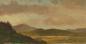 Landscape by Frederic Edwin Church Oil Painting