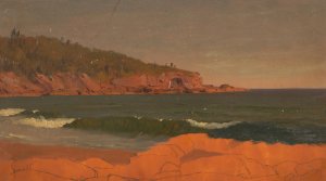 Maine Coast by Frederic Edwin Church Oil Painting
