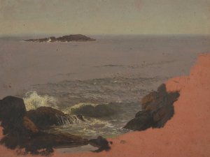 Maine Coast by Frederic Edwin Church Oil Painting