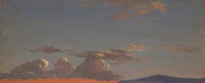 Maine Sky Study by Frederic Edwin Church Oil Painting