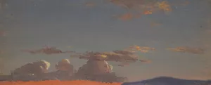Maine Sky Study by Frederic Edwin Church Oil Painting