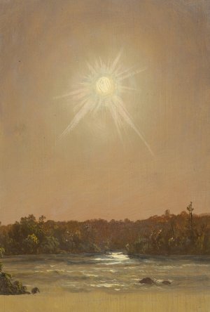Maine Sunset by Frederic Edwin Church Oil Painting