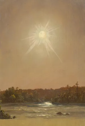 Maine Sunset by Frederic Edwin Church Oil Painting