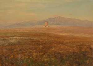 Mexican Landscape by Frederic Edwin Church Oil Painting