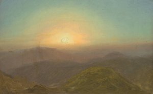 Morning Landscape by Frederic Edwin Church Oil Painting