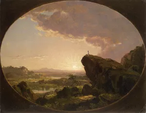 Moses Viewing the Promised Land by Frederic Edwin Church Oil Painting
