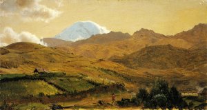Mount Chimborazo, Ecuador by Frederic Edwin Church Oil Painting