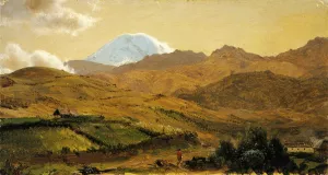 Mount Chimborazo, Ecuador painting by Frederic Edwin Church