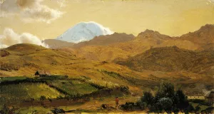 Mount Chimborazo, Ecuador by Frederic Edwin Church Oil Painting