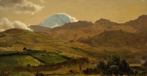 Mount Chimborazo, Ecuador by Frederic Edwin Church Oil Painting