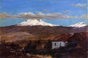 Mount Chimborazo, Ecuador, Shown from Riobamba by Frederic Edwin Church - Oil Painting Reproduction