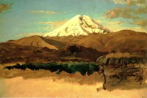 Mount Chimborazo, Ecuador by Frederic Edwin Church Oil Painting