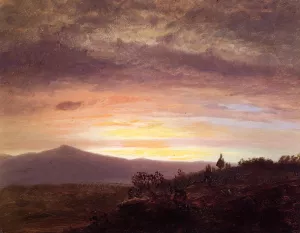 Mount Katahdin by Frederic Edwin Church - Oil Painting Reproduction