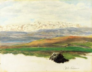 Mount Lebanon by Frederic Edwin Church Oil Painting