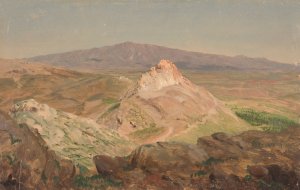 Mount Pentelicus by Frederic Edwin Church Oil Painting