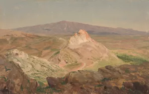 Mount Pentelicus by Frederic Edwin Church Oil Painting