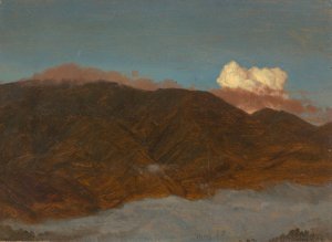 Mountainous Landscape III by Frederic Edwin Church Oil Painting