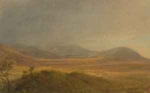 Mountainous Landscape IV by Frederic Edwin Church Oil Painting