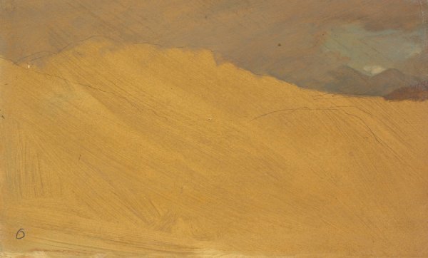 Mountainous Landscape  by Frederic Edwin Church - Hand-Painted Oil Painting Reproduction