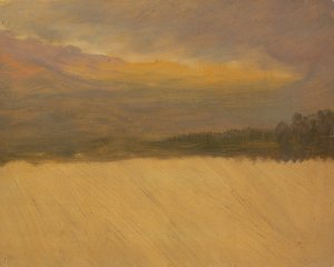 Mountainous Landscape by Frederic Edwin Church Oil Painting